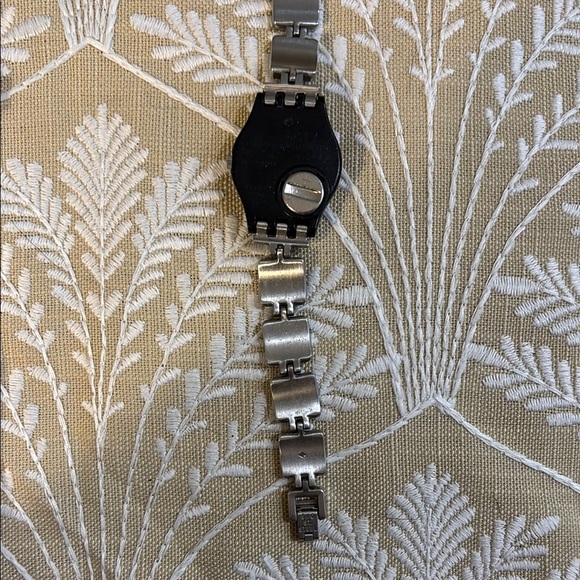 Swatch Black and Gold Geometric Watch - Picture 6 of 8